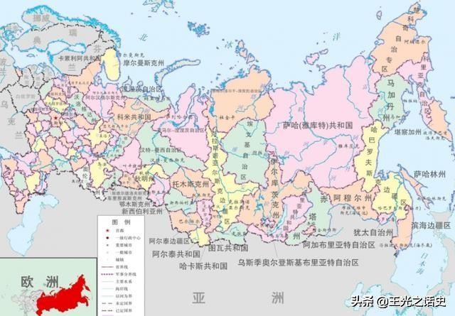 俄罗斯(1709万多平方千米)是世界上最大的国家,人口1.44多亿